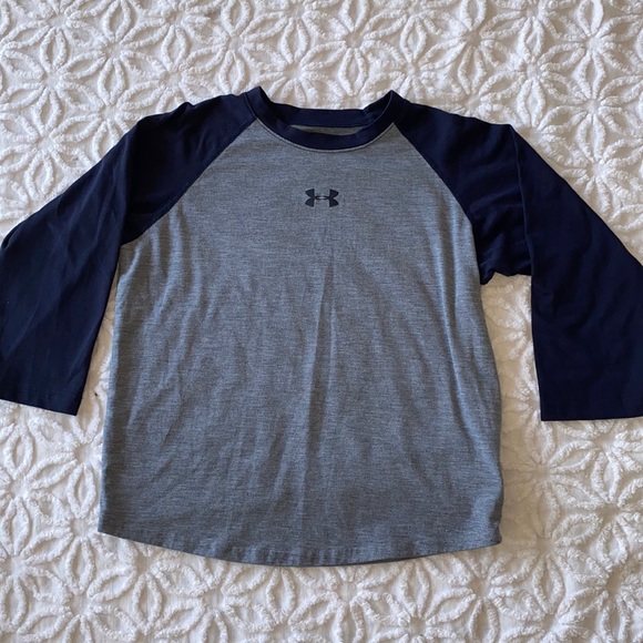 🌸Under Armour 3/4 sleeve baseball tee - Picture 1 of 2